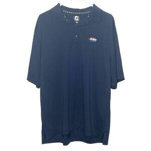Footjoy polo shirt men's L navy blue CBT logo